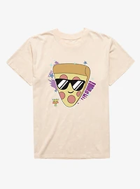 Disney Pixar Toy Story 5 Pizza With Sunglasses Pepperoni Explosion Mineral Wash T-Shirt