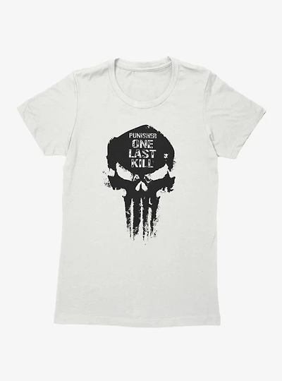 Marvel Punisher Dark Skull Womens T-Shirt