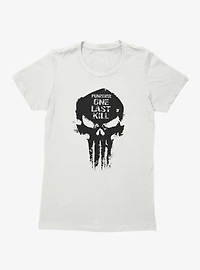 Marvel Punisher Dark Skull Womens T-Shirt