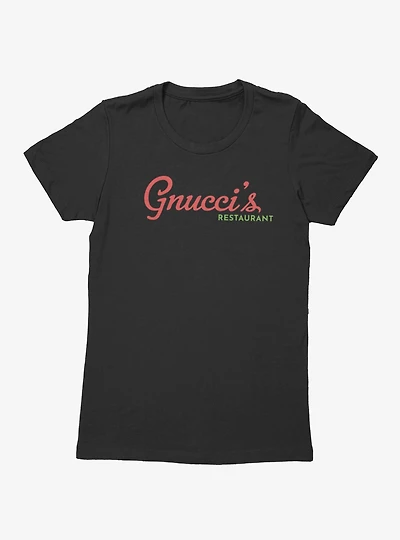 Marvel Punisher Gnuccis Restaurant Logo Womens T-Shirt