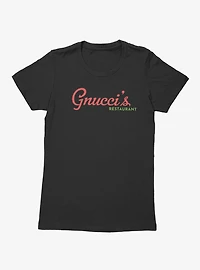 Marvel Punisher Gnuccis Restaurant Logo Womens T-Shirt