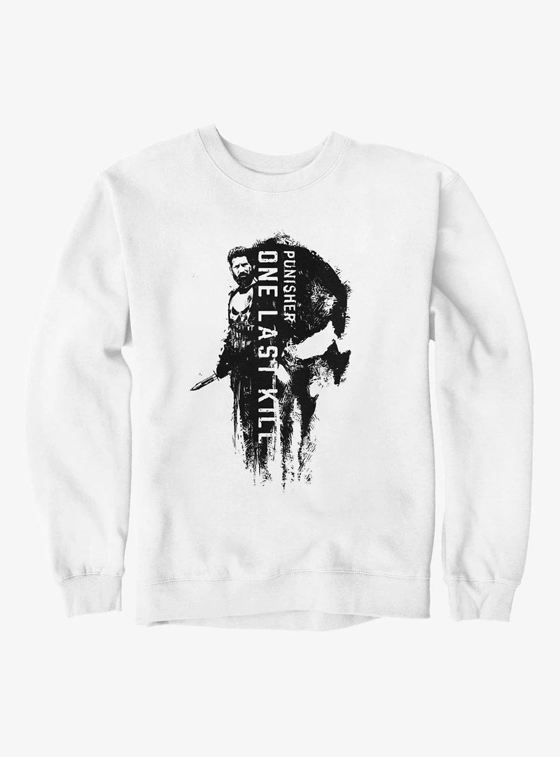 Marvel Punisher Skull By His Side Sweatshirt