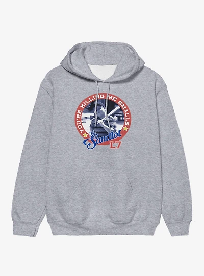 The Sandlot Killin Me Smalls Circle Photo Mens Hoodie