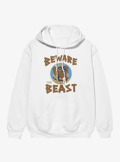 The Sandlot Beware Beast Drooling Dog Cartoon Mens Hoodie