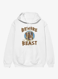 The Sandlot Beware Beast Drooling Dog Cartoon Mens Hoodie