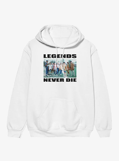 The Sandlot Legends Never Dies Team Photo Mens Hoodie