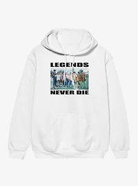 The Sandlot Legends Never Dies Team Photo Mens Hoodie