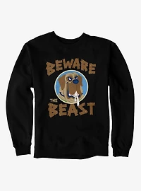 The Sandlot Beware Beast Drooling Dog Cartoon Mens Sweatshirt