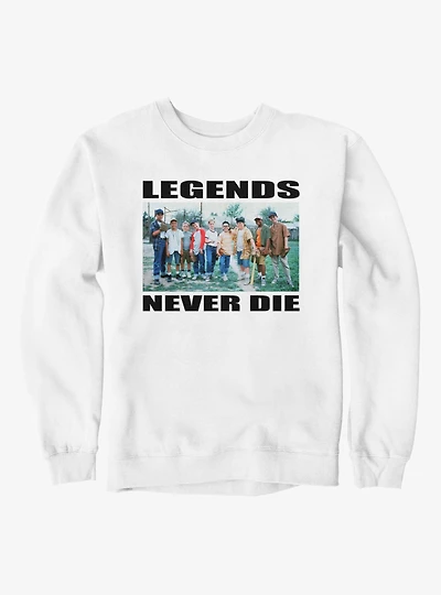 The Sandlot Legends Never Dies Team Photo Mens Sweatshirt