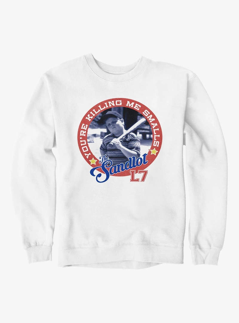 The Sandlot Killin Me Smalls Circle Photo Mens Sweatshirt