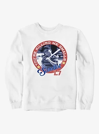 The Sandlot Killin Me Smalls Circle Photo Mens Sweatshirt