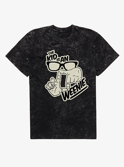 The Sandlot Kid Is An L7 Weenie Hand Signs Mens Mineral Wash T-Shirt