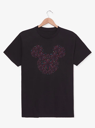 Disney Mickey Mouse Fireworks Head T-Shirt