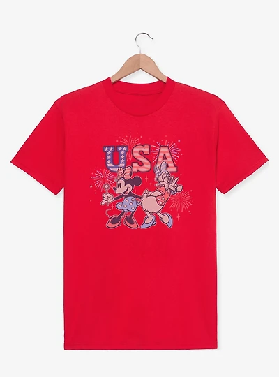 Disney Minnie Mouse & Daisy Duck USA Fireworks T-Shirt