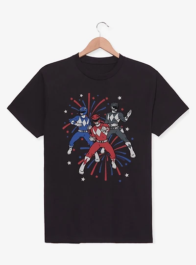 Mighty Morphin Power Rangers Fireworks T-Shirt