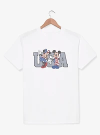 Disney Mickey Mouse & Minnie USA Duo T-Shirt