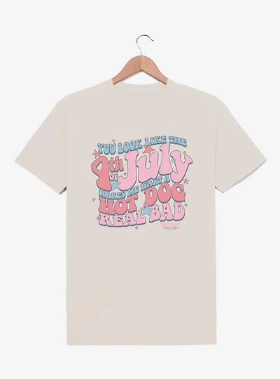 Legally Blonde 4th Of July Hot Dog Real Bad Garment-Dyed T-Shirt