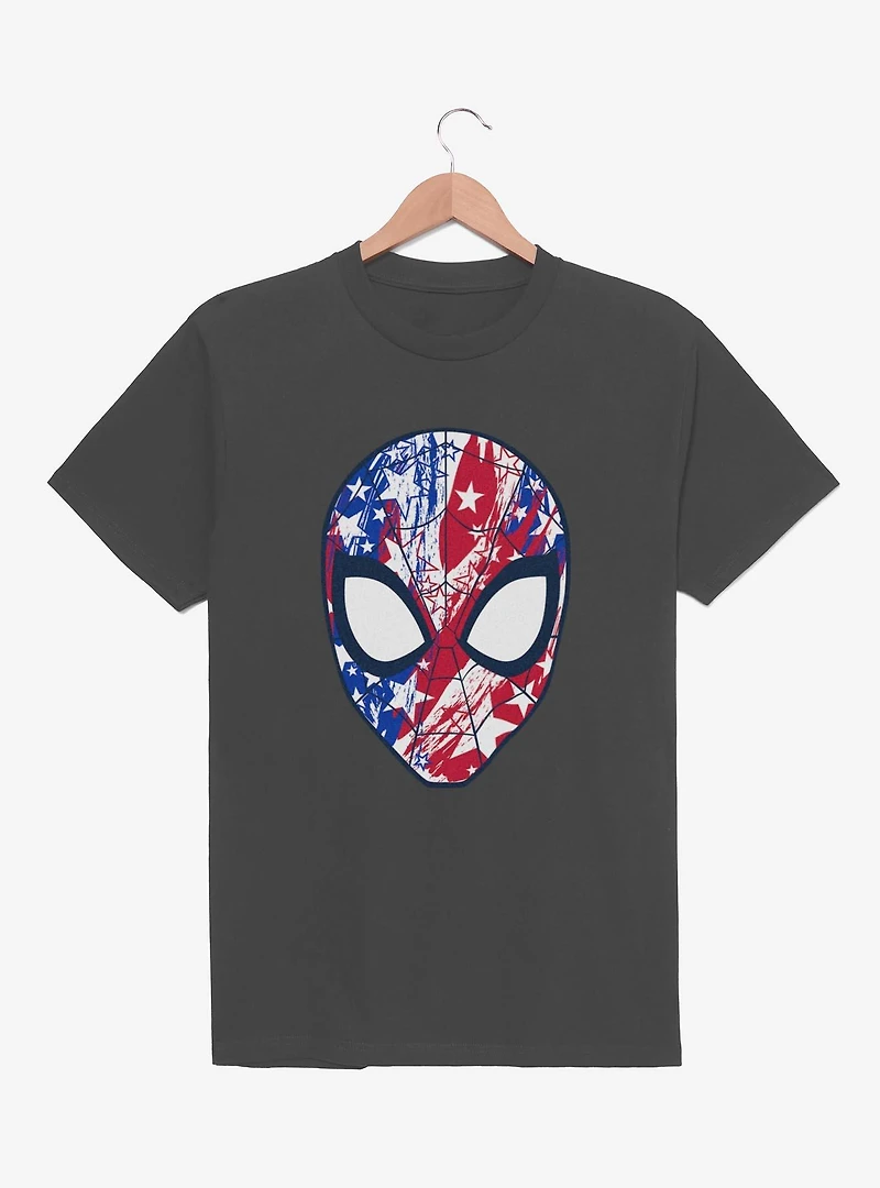 Marvel Spider Man Spidey Head Americana T-Shirt