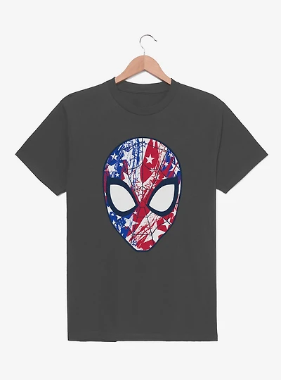 Marvel Spider Man Spidey Head Americana T-Shirt