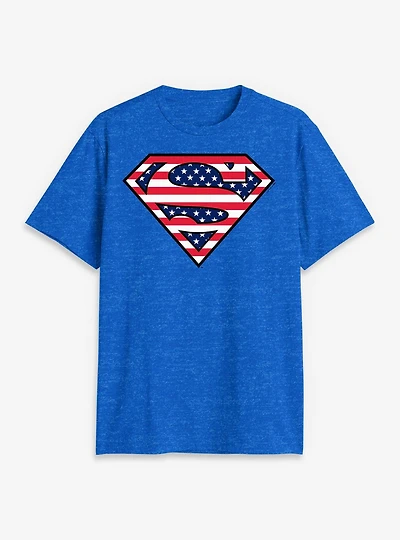 DC Superman Logo Stars And Stripes T-Shirt