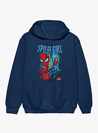 Marvel Spider-Man Spider-Girl Seated And Masked Hoodie