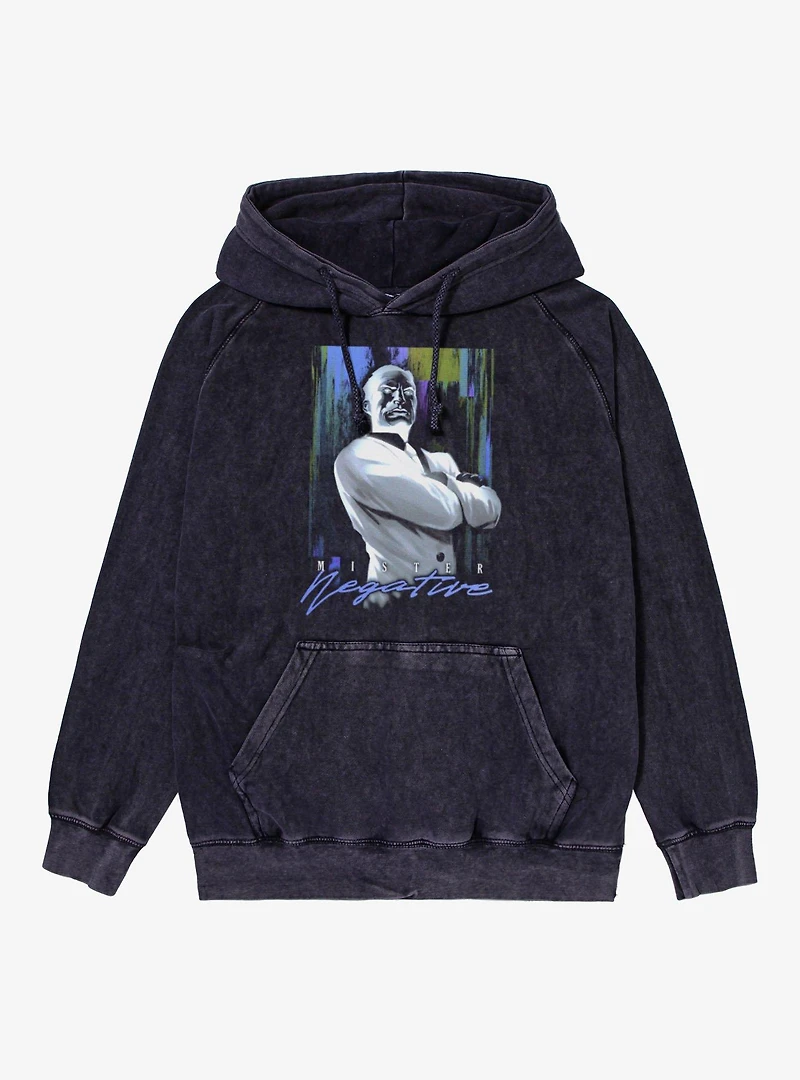 Marvel Spider-Man Mister Negative Comic Portrait Mineral Wash Hoodie
