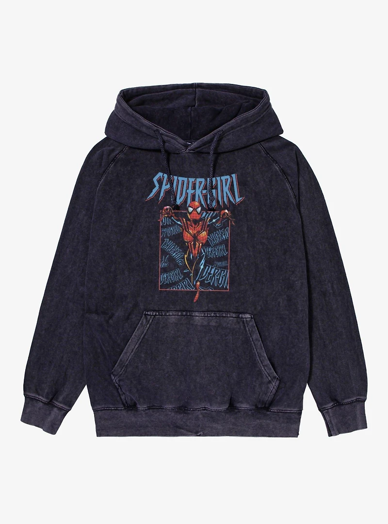 Marvel Spider-Man Spider-Girl Mineral Wash Hoodie