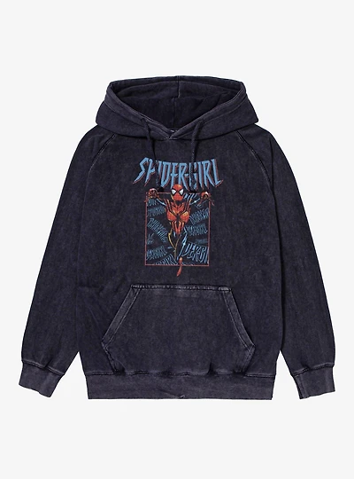 Marvel Spider-Man Spider-Girl Mineral Wash Hoodie