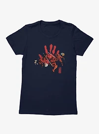 Marvel Comics Retro Red Hand Of Womens T-Shirt