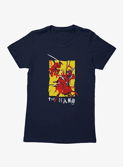 Marvel Comics Retro Hand On The Daredevil Ransom Letters Womens T-Shirt
