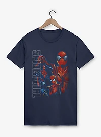 Marvel Spider-Man Spider-Girl Strike A Pose Montage T-Shirt