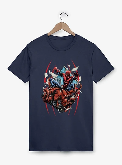 Marvel Spider-Man Hand Through Window T-Shirt