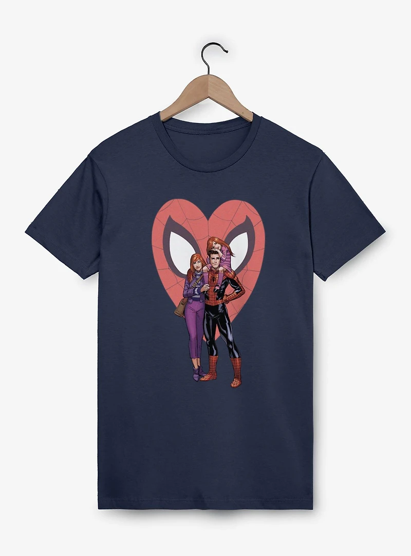 Marvel Spider-Man Spider Family At Heart T-Shirt