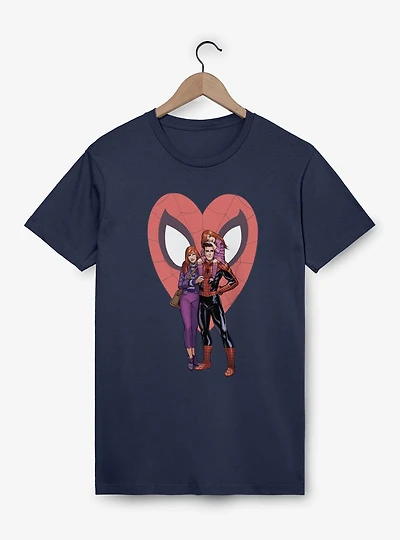 Marvel Spider-Man Spider Family At Heart T-Shirt