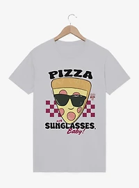 Disney Pixar Toy Story 5 Pizza With Sunglasses Baby Checkered T-Shirt