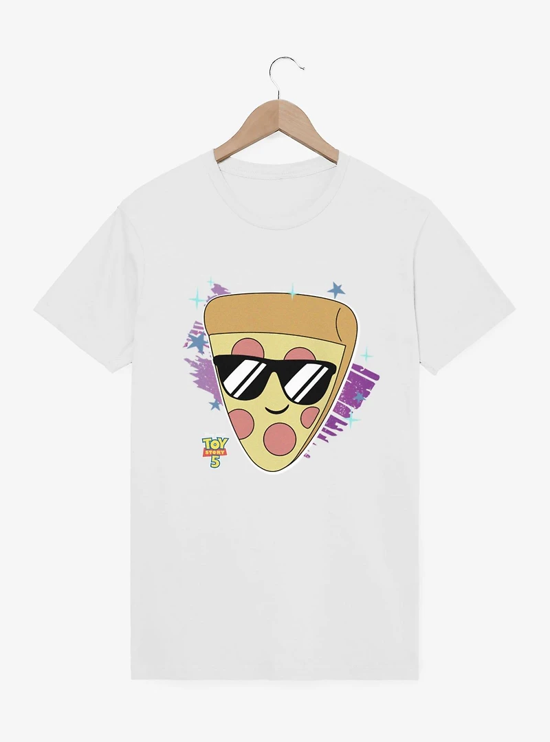 Disney Pixar Toy Story 5 Pizza With Sunglasses Pepperoni Explosion T-Shirt