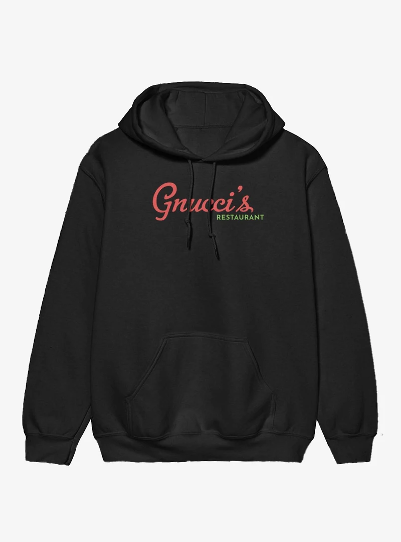 Marvel Punisher Gnuccis Restaurant Logo Hoodie