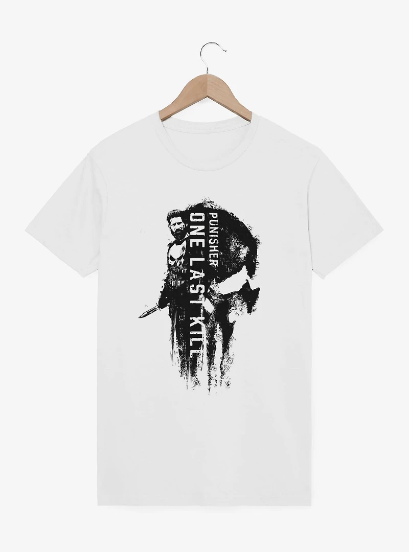 Marvel Punisher Skull By His Side T-Shirt