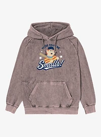 The Sandlot Killin Me Smalls Cartoon Batter Mens Mineral Wash Hoodie