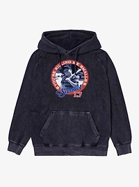 The Sandlot Killin Me Smalls Circle Photo Mens Mineral Wash Hoodie