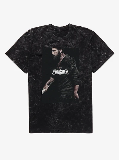Marvel Punisher Special Poster Presentation Mineral Wash T-Shirt
