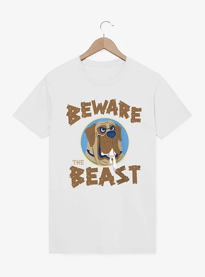 The Sandlot Beware Beast Drooling Dog Cartoon Mens T-Shirt