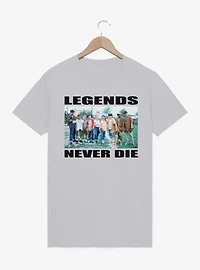 The Sandlot Legends Never Dies Team Photo Mens T-Shirt