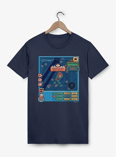 Marvel Spider-Man Brand New Day 8-Bit Map Game Radar T-Shirt