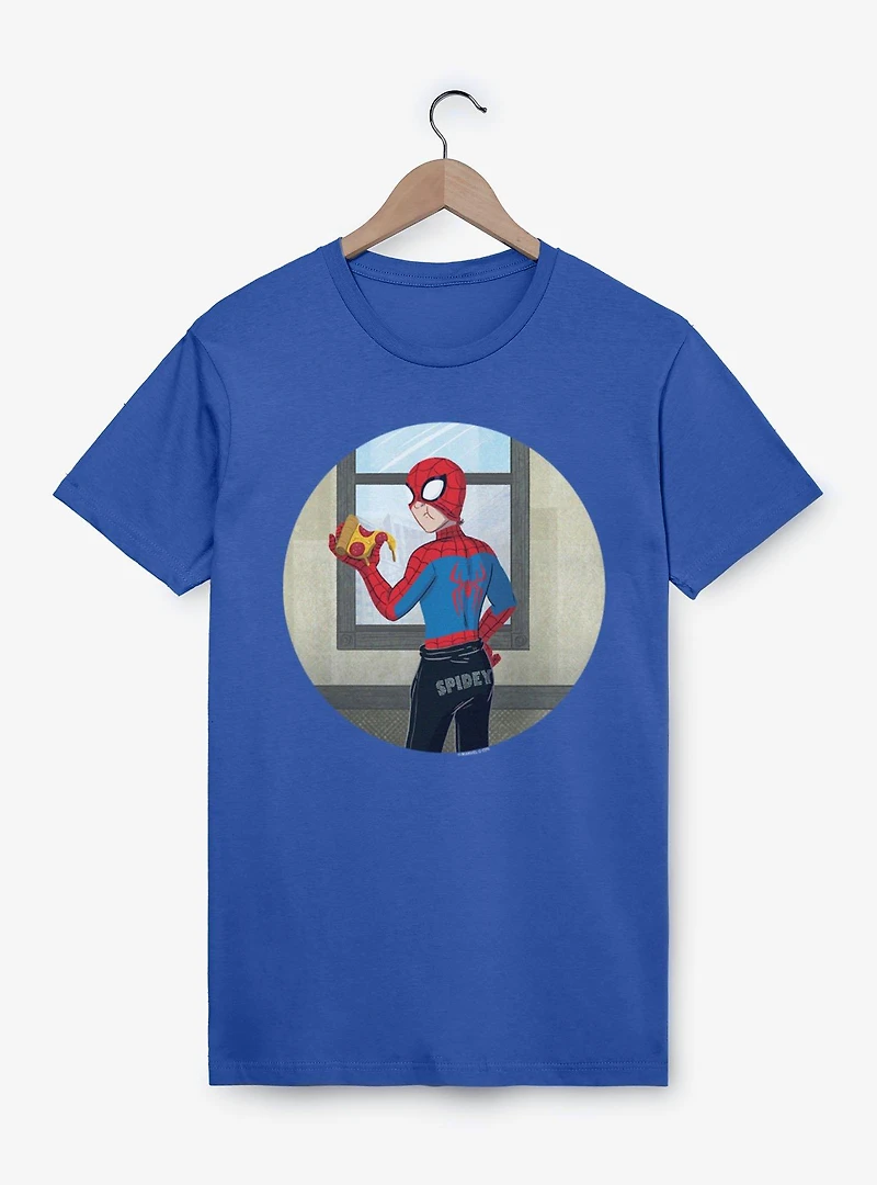 Marvel Spider-Man Brand New Day Studded Sweats Spidey With Pizza T-Shirt