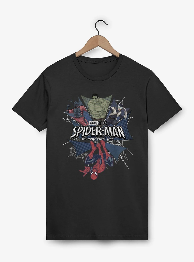Marvel Spider-Man Brand New Day Web Of Enemies Tarantula Boomerang Hulk T-Shirt