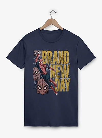 Marvel Spider-Man Brand New Day Swinging Panel T-Shirt