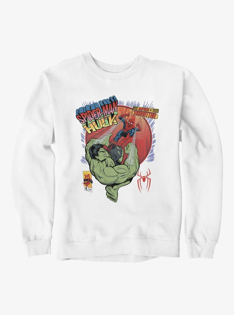 Marvel Spider-Man Brand New Day Mayhem Manhattan Slingshot Kick Sweatshirt