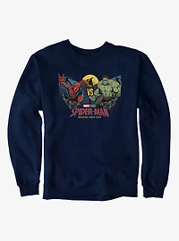 Marvel Spider-Man Brand New Day Vs Hulk Moonlit Fight Sweatshirt