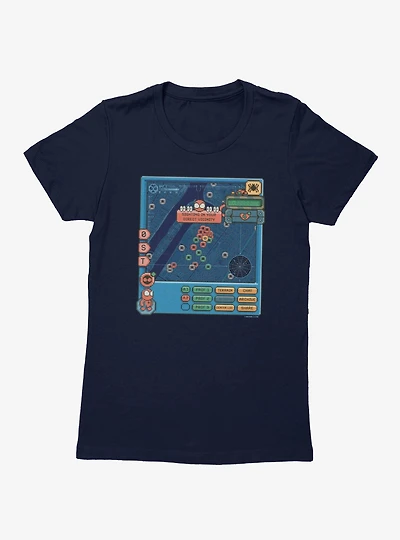 Marvel Spider-Man Brand New Day 8-Bit Map Game Radar Womens T-Shirt